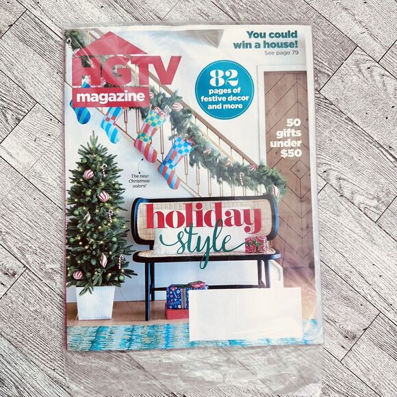 HGTV Magazine November / December 2023 Holiday Style - BRAND NEW - Picture 2 of 5